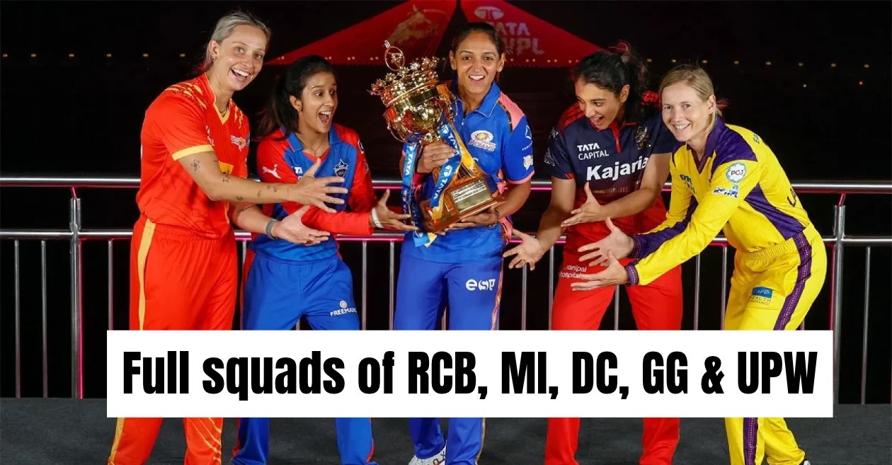Full squads of RCB, MI, DC, GG & UPW after the WPL 2027 auction