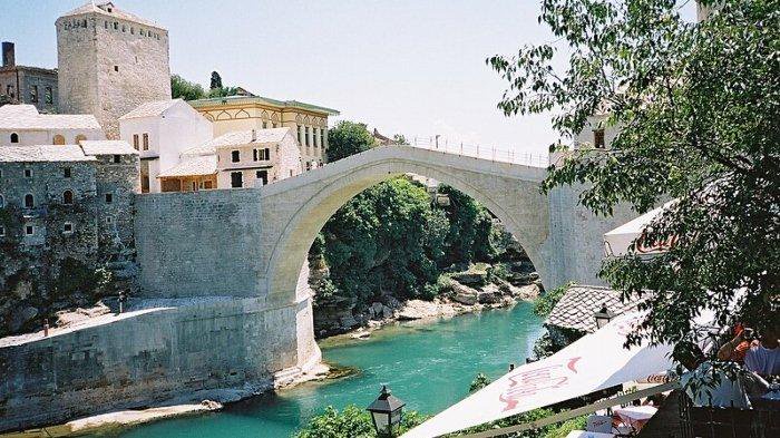 Mostar, di selatan Bosnia dan Herzegovina