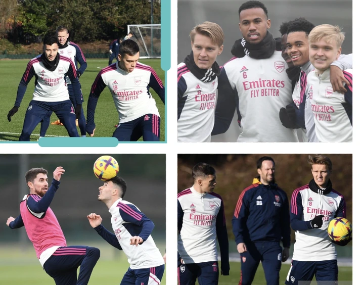 3 Key Players That Were Present At Arsenal’s Training Session.