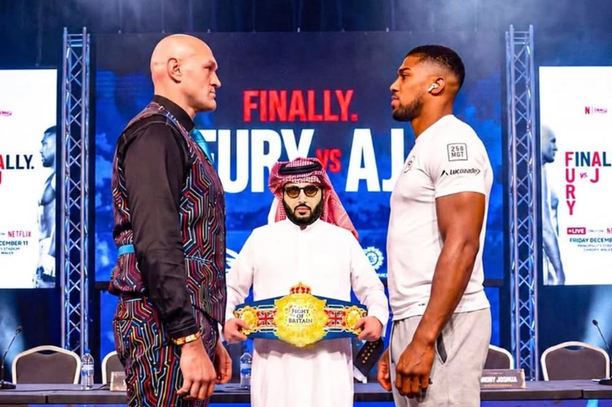 Tyson Fury will take on Anthony Joshua