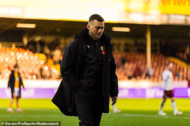Motherwell manager Alfred Johansson has now presided over SIX consecutive defeats