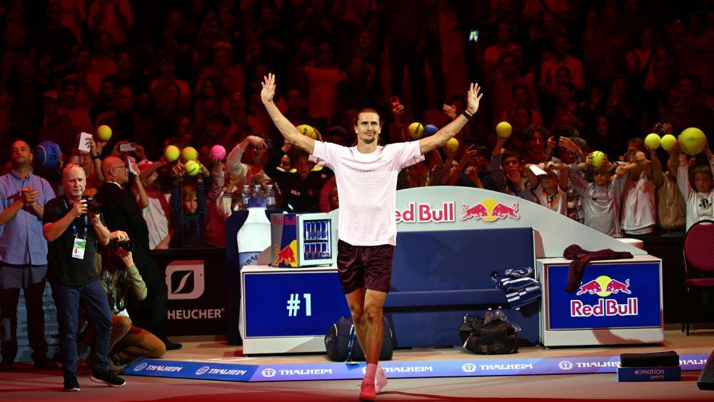 Alexander Zverev sprach nach seinem Coup auch über Jannik Sinner. © APA / HELMUT FOHRINGER