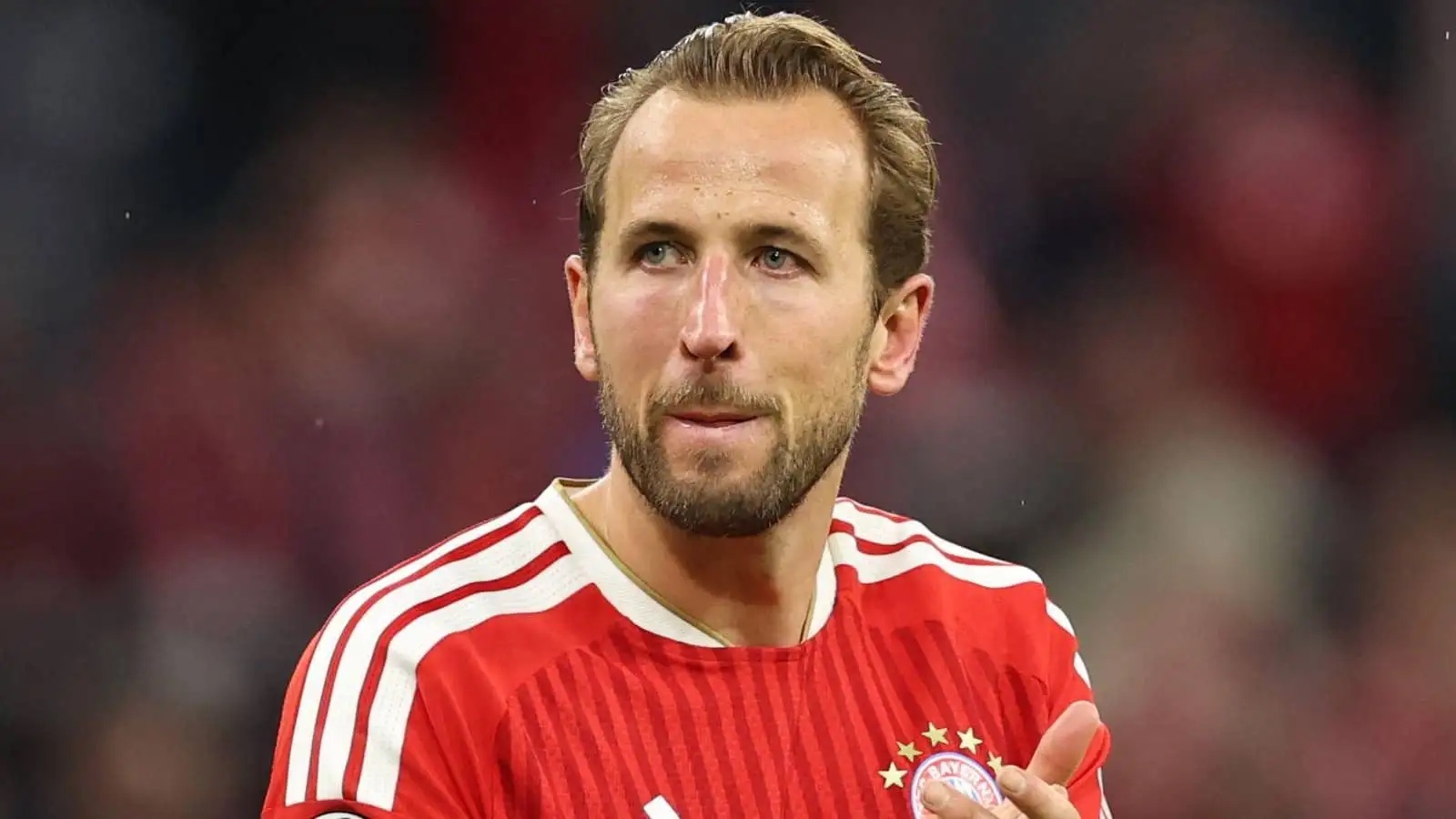 Bayern Munich striker Harry Kane in action against Arsenal - copyright TEAMtalk