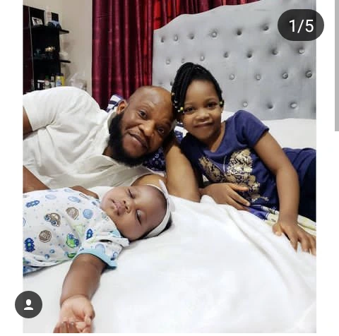 See Lovely Photos Of Popular Yoruba Actress Yewande Adekoya, Her Husband And Two Cute Children