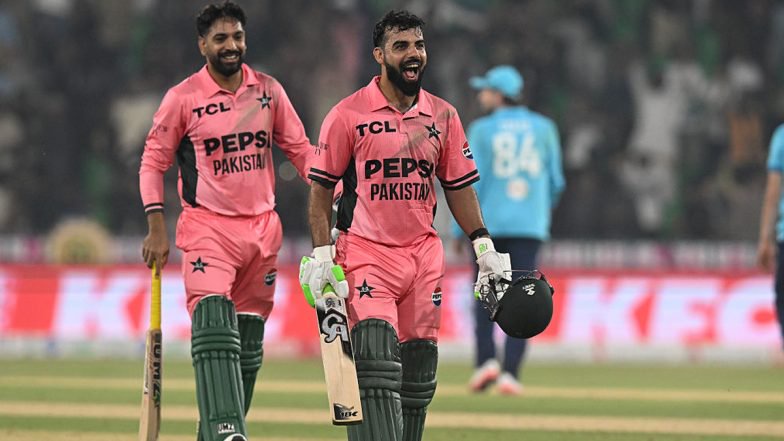 Shadab Khan's Unbeaten Century Helps Pakistan Complete Record-Breaking Chase Against England in ODI Tri-Series 2026