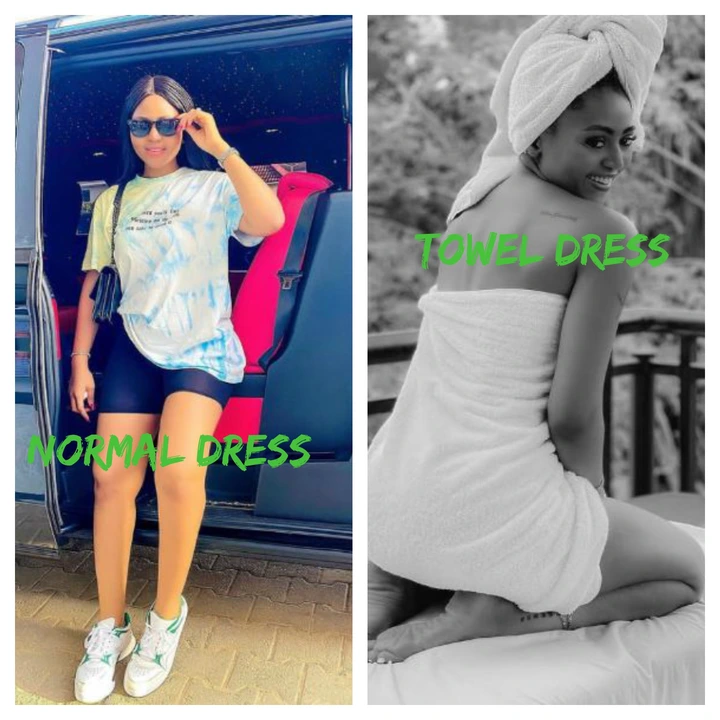 WTF? Desperate Girls Wear Nothing But Towel As They Pose For Photoshoot -  Celebrities - Nigeria