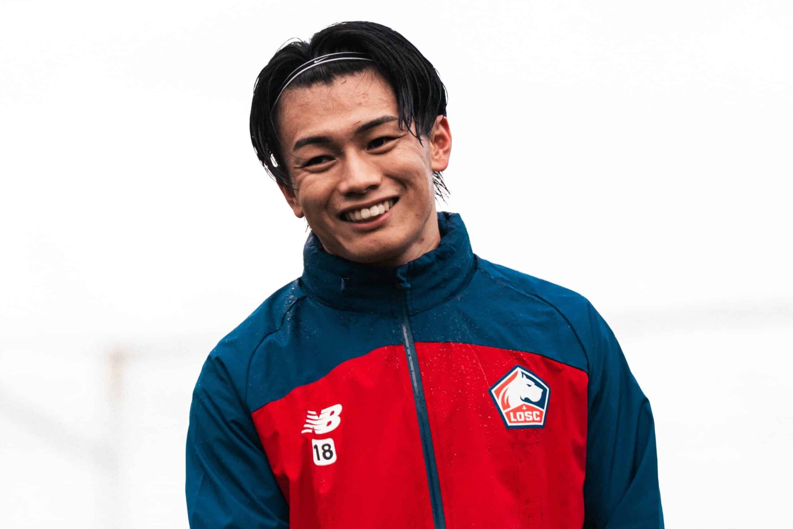 Ayase Ueda, international japonais et attaquant du LOSC.