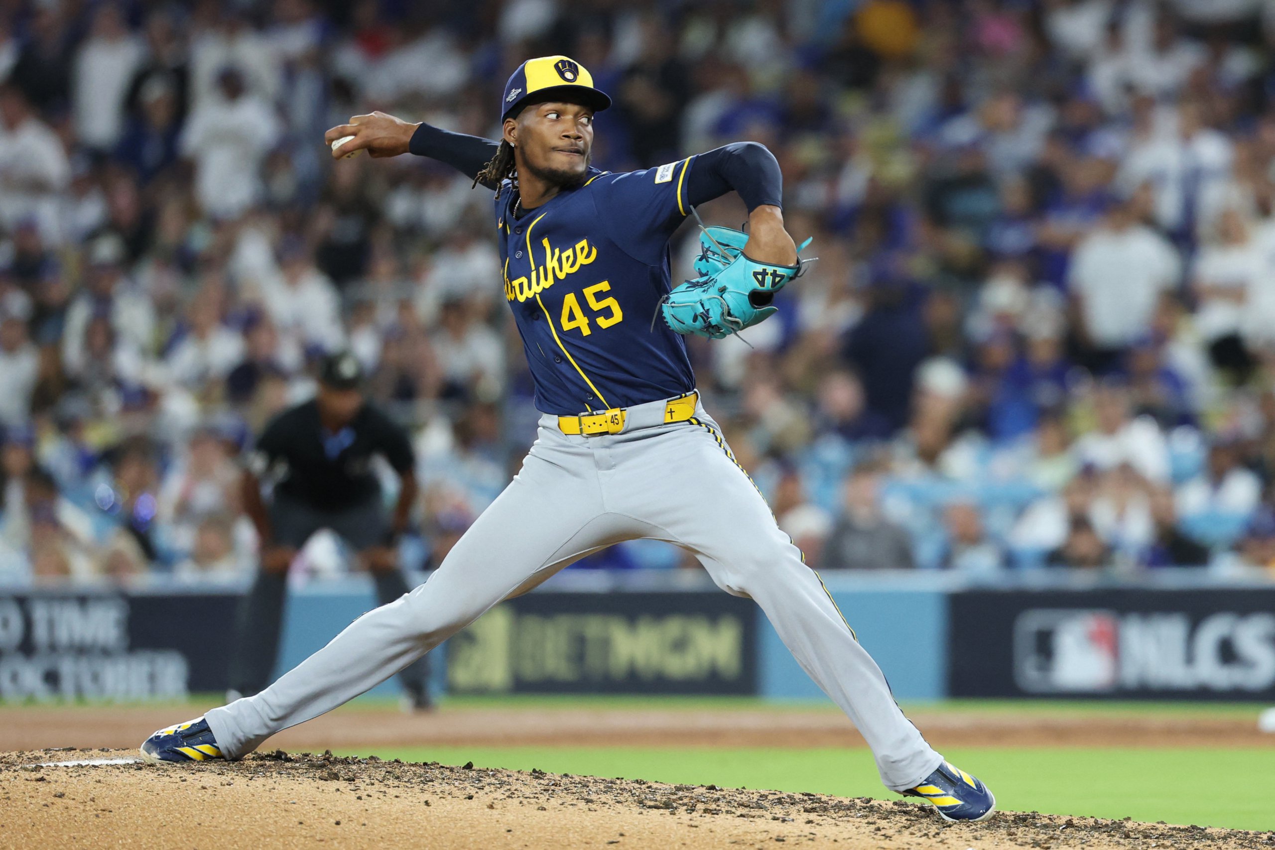 MLB: NLCS-Milwaukee Brewers at Los Angeles Dodgers