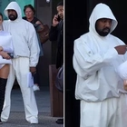 Kanye West's wife Bianca Censori wears skimpy outfit and cushion and is more 'vulnerable' than ever