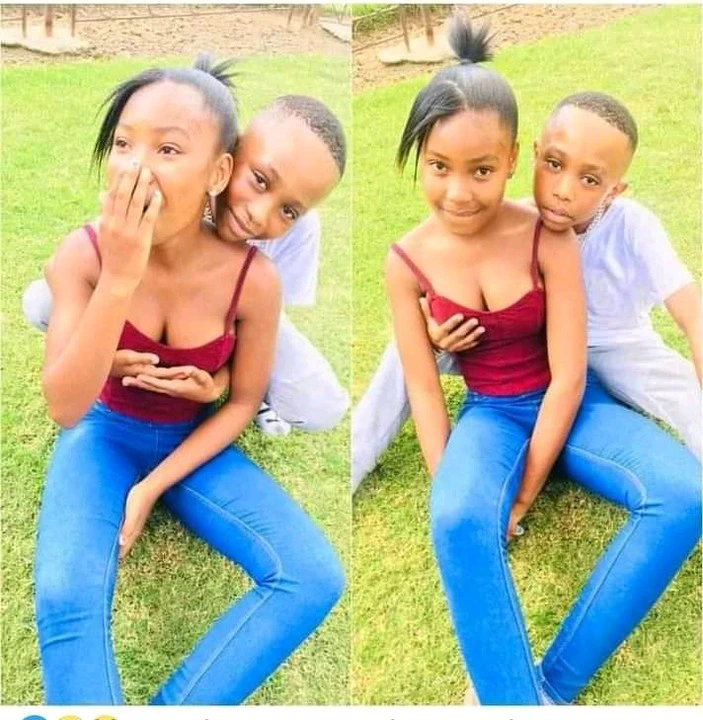 Is this OK? See these pictures of two kids trending online (photos) 2