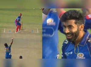 Jasprit Bumrah's direct hit (Screengrabs)