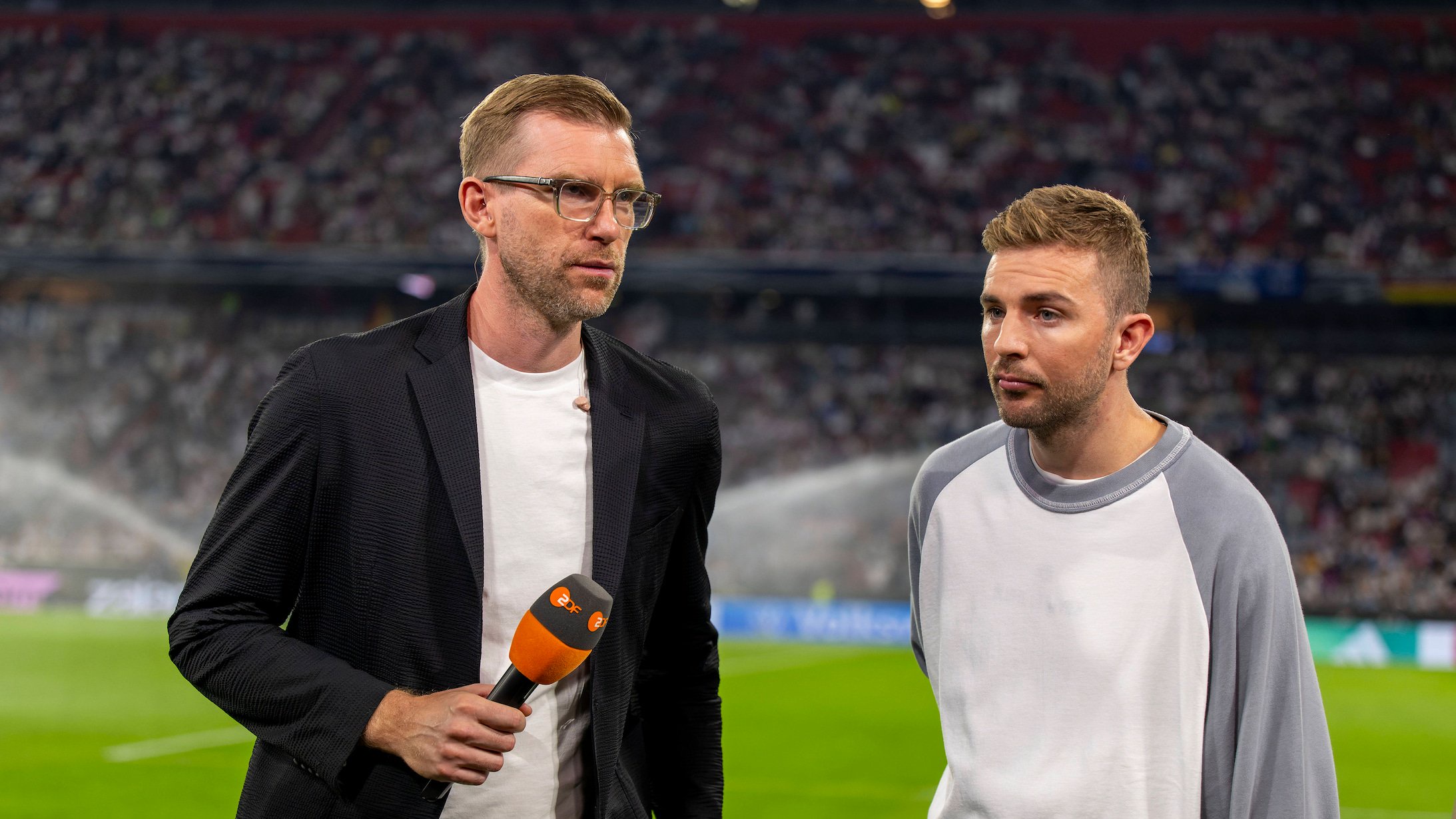 Christoph Kramer und Per Mertesacker bildeten beim ZDF ein eingespieltes Experten-Duo.