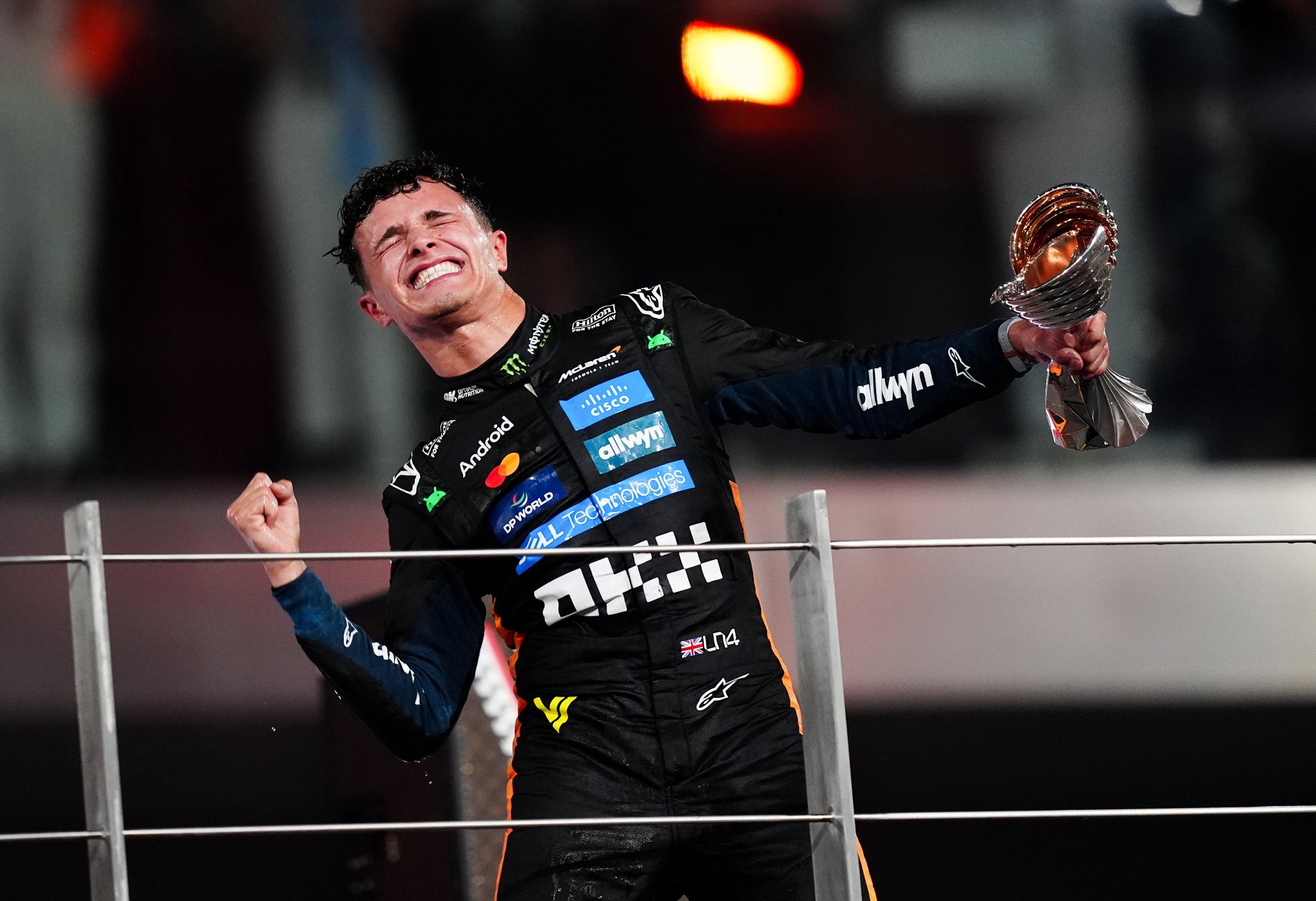 Norris clinched his maiden title last season (David Davies/PA)
