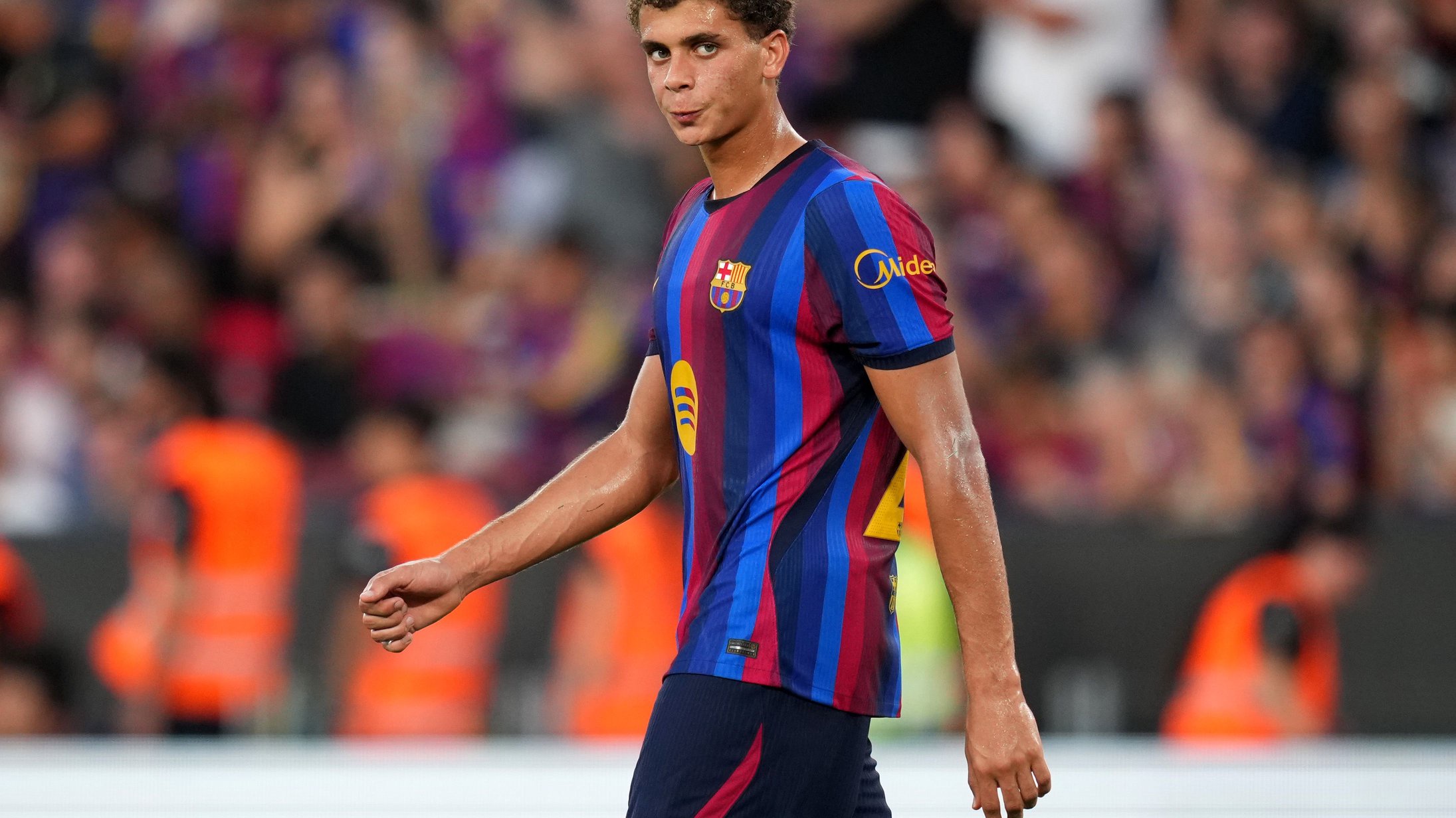 Hamza Abdelkarim's professionalism dazzles Barcelona