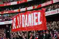 Arsenal fans pay tribute to Daniel Anjorin