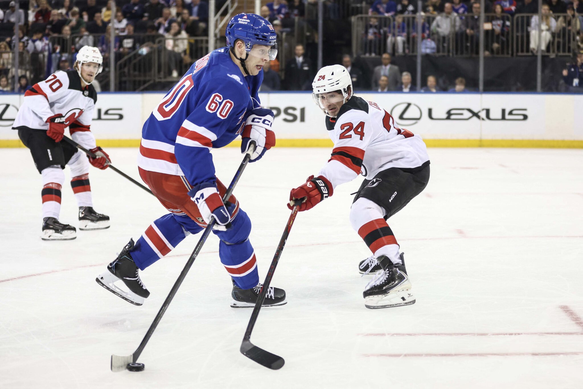 NHL: Preseason-New Jersey Devils at New York Rangers