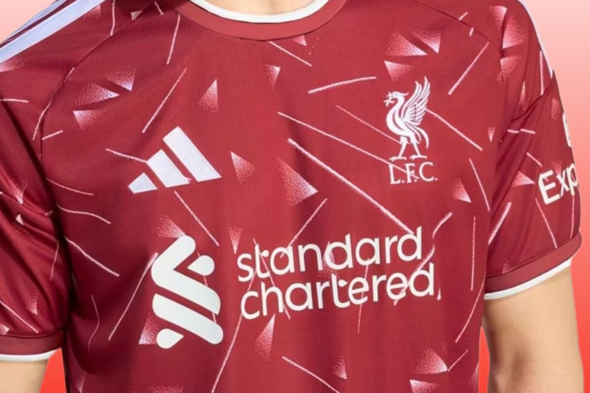 Close up of Liverpool's 2026/27 home jersey