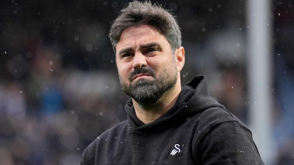 Vitor Matos during Swansea's loss at QPR last weekend 