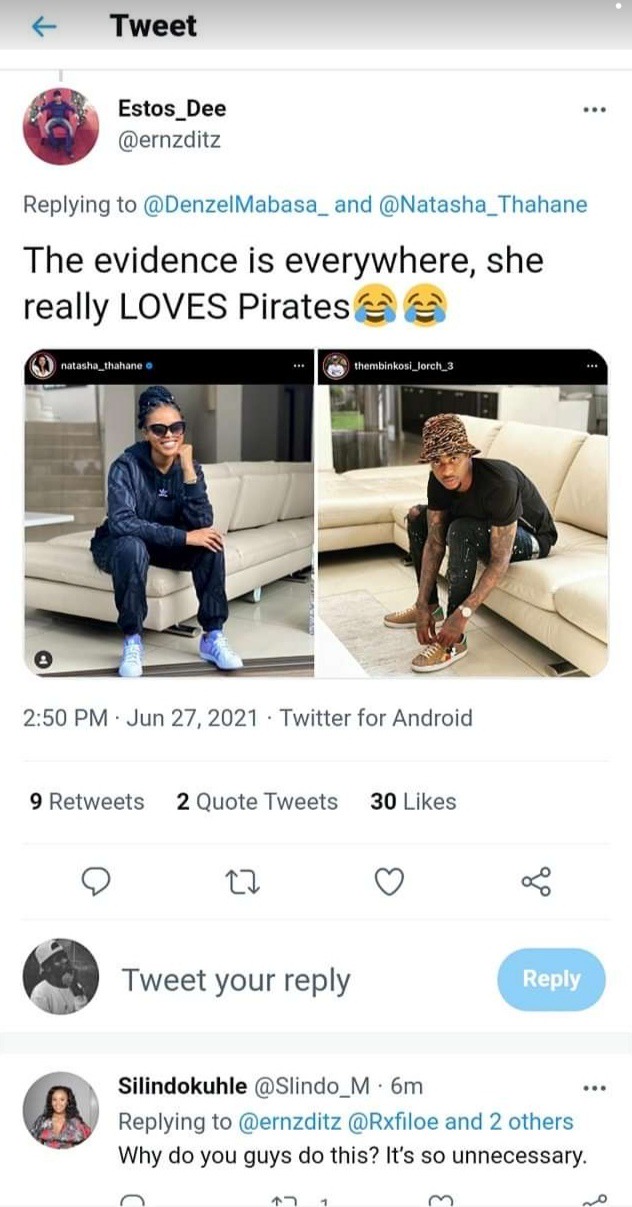 Thembinkosi Lorch is allegedly dating ex Skeem sam actress, see here - Opera News