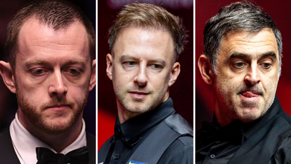 Mark Allen, Judd Trump and Ronnie O'Sullivan
