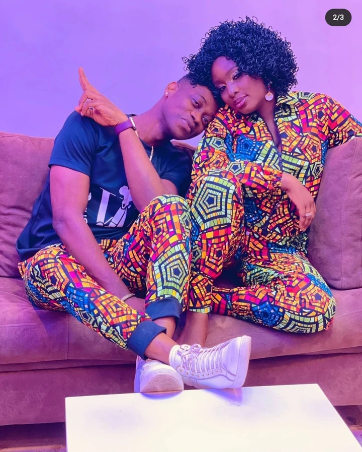 Lateef Adedimeji And His Wife Stuns As They Stepped Out In A Matching Outfit For AMVCA
