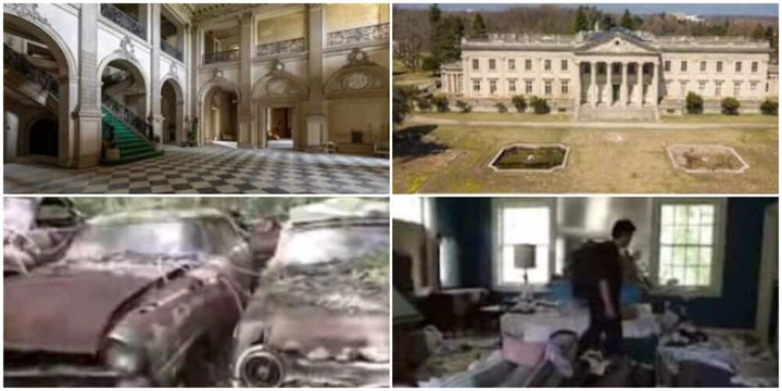 Inside 4 discovered abandoned mansions with interesting items intact, one had 100s of cars