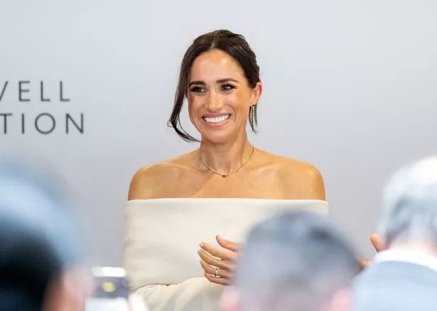 Meghan, Duchess of Sussex, attends the Archewell Foundation Parents Summit "Mental Wellbeing in the Digital Age" as part of the Project Healthy Minds World Mental Health Day Festival on Tuesday, October 10, 2023, in New York.