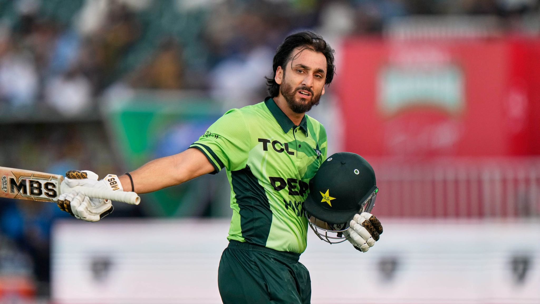 Agha returned to the side to score a century.