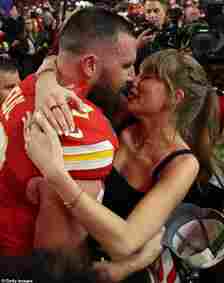 Taylor is no strange to living her life in the public eye (pictured with boyfriend Travis Kelce)