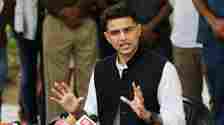 Congress senior leader Sachin Pilot addresses the press conference ahead the expansion of Rajasthan cabinet ministry, at his residence in Jaipur. (Photo: PTI)