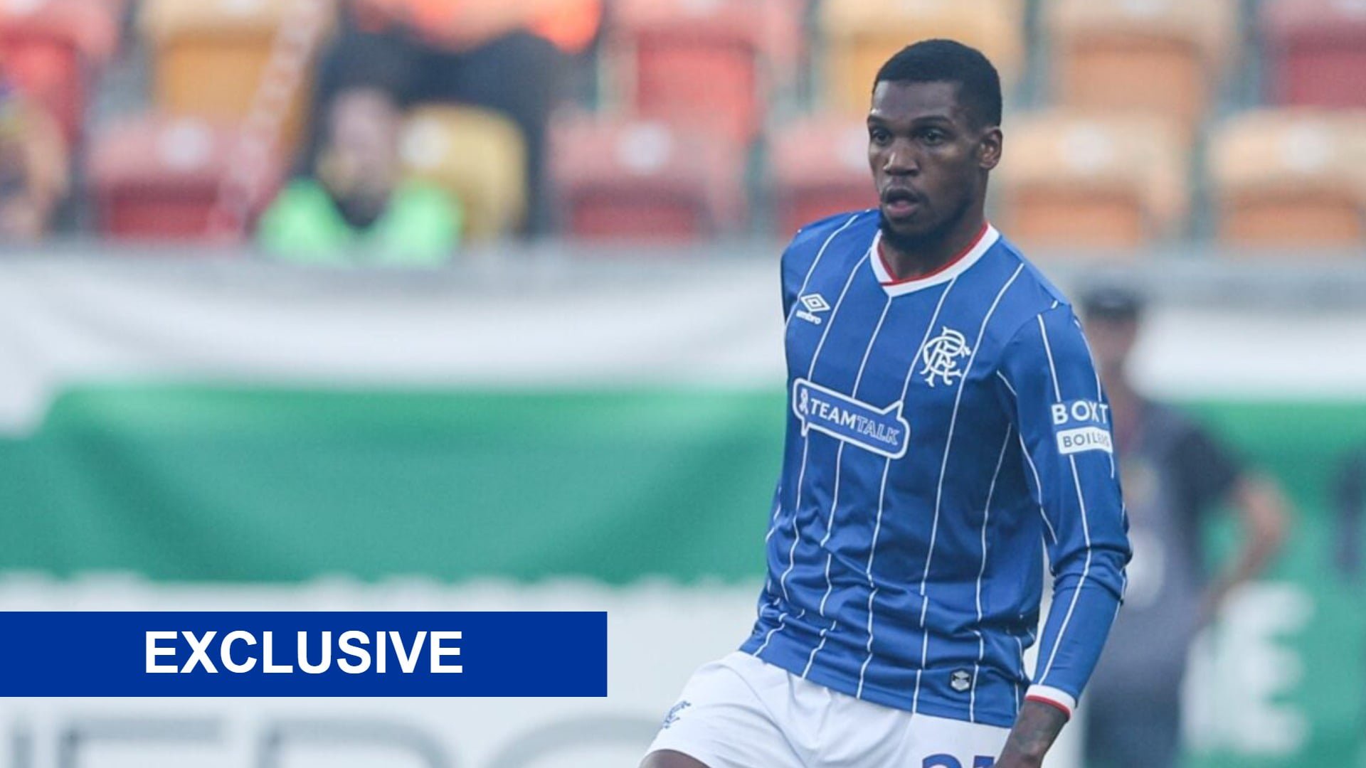 Dujon Sterling in a Rangers game.
