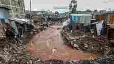Slum settlements dem build on land wey dey prone to flooding