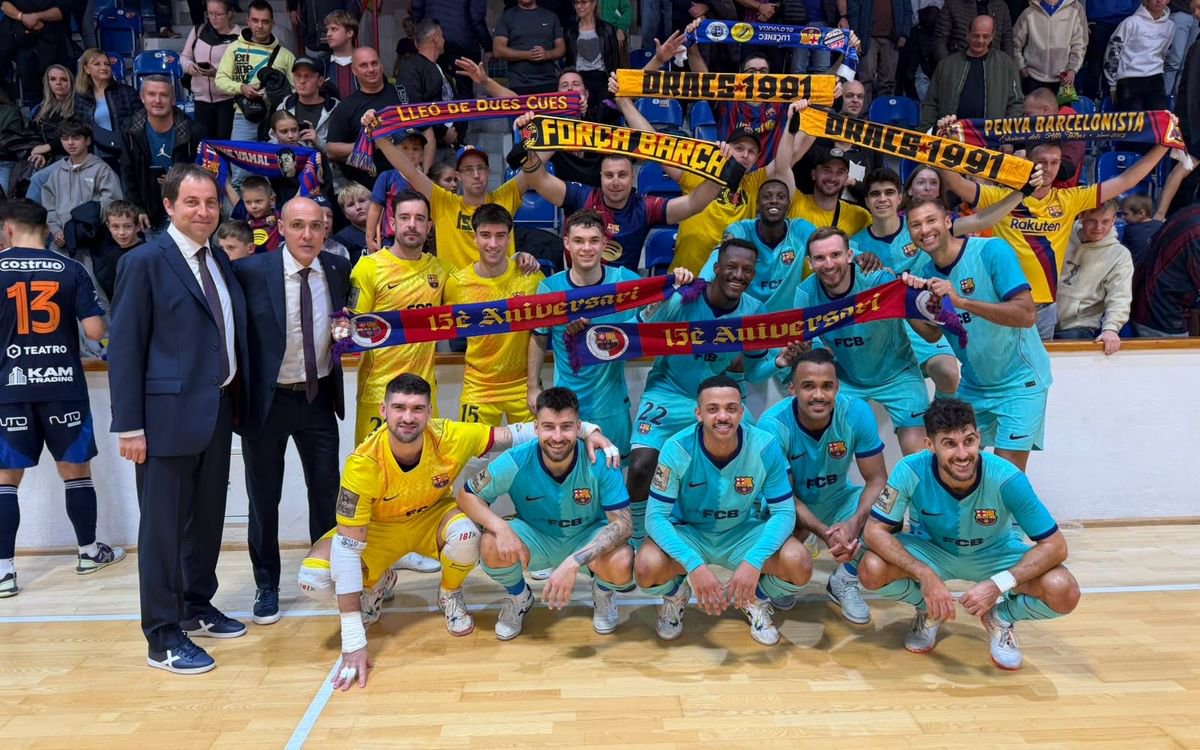 Lučenec 0-11 Barça: Big win to finish main round