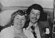 Allen Morgan was convicted this week of conspiracy to murder his former wife Carol, pictured on their wedding day