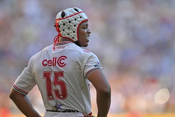 Sharks fullback Zekhethelo Siyaya has showed some excellent touches to go with his running ability this season.