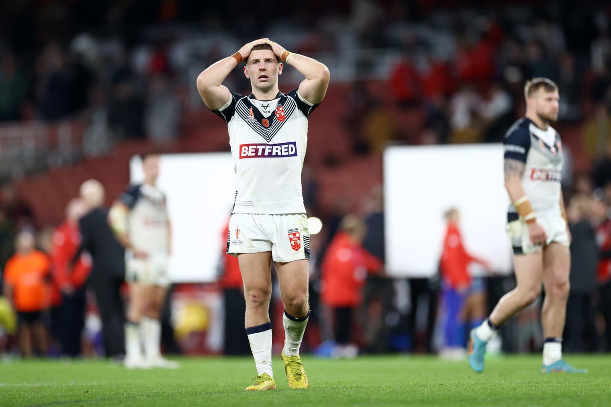 George Williams was part of the England side beaten by Samoa in 2022