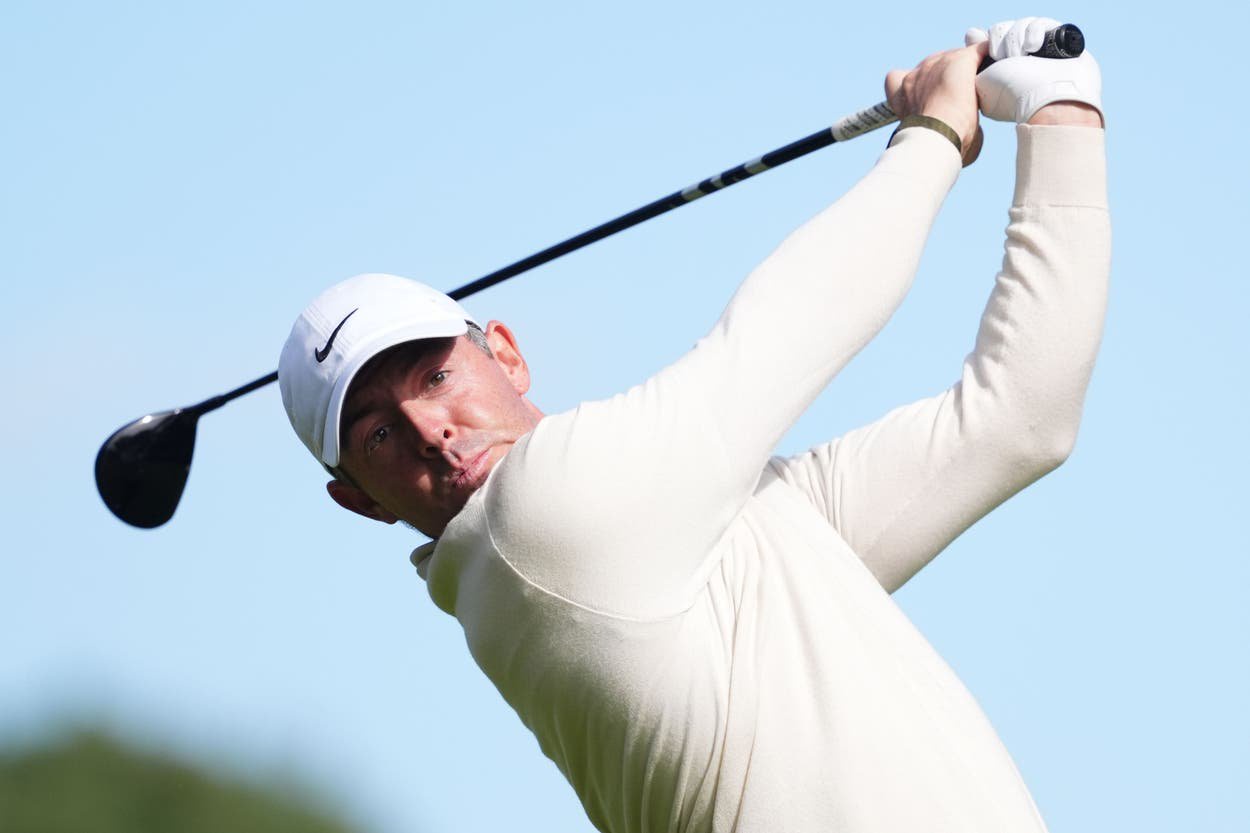 Rory McIlroy made a solid start on a rain-hit day in New Delhi (Adam Davy/PA)