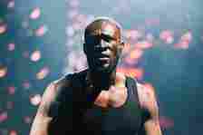 Stormzy performs during Laneway Festival on February 10, 2024 in Melbourne, Australia.