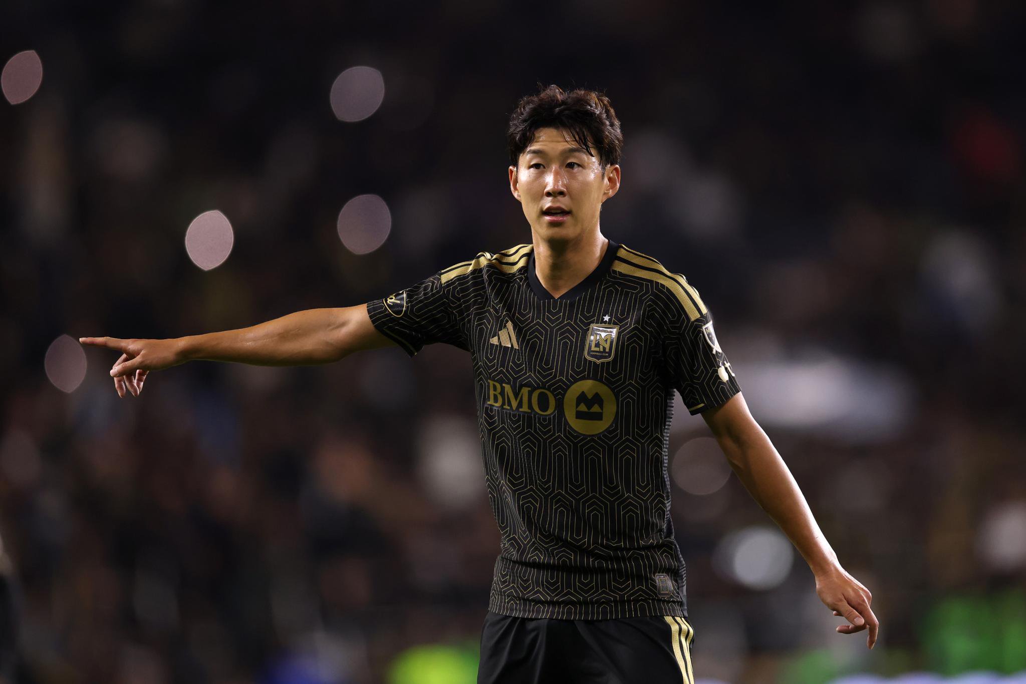Los Angeles Football Club player on the pitch during a match.