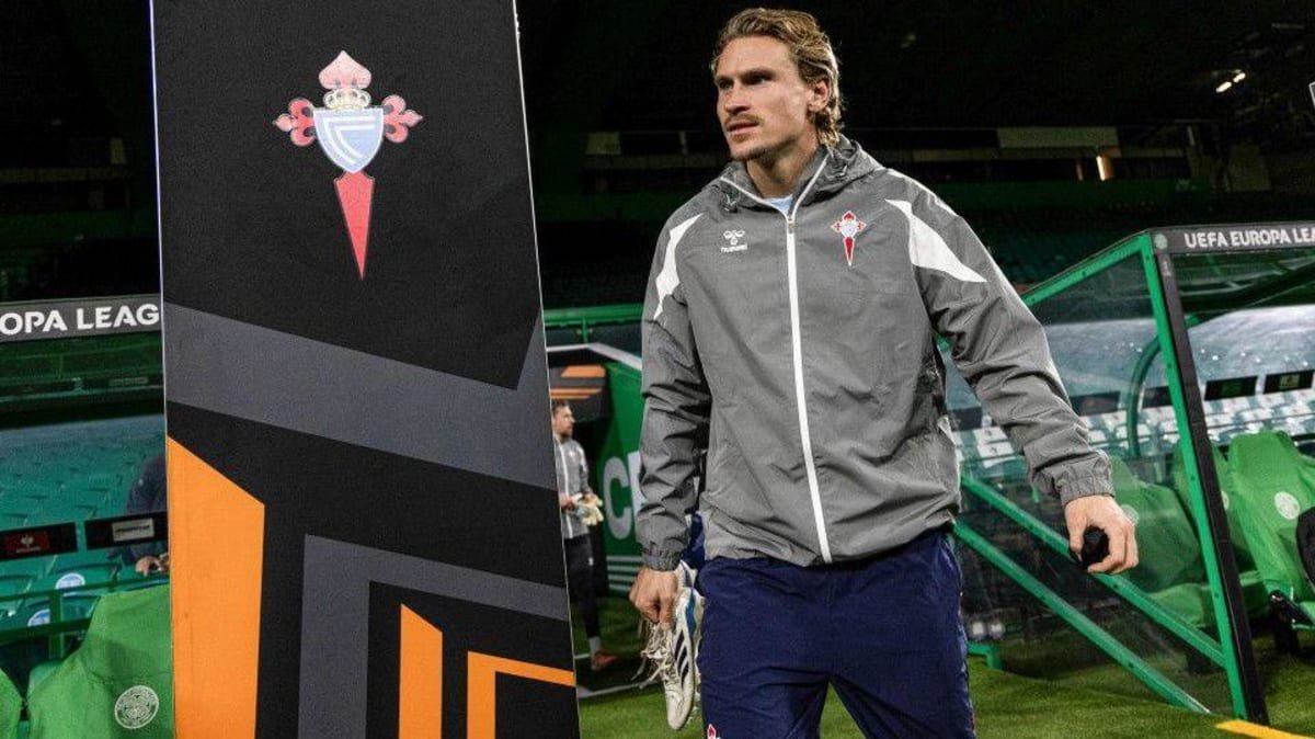 Celta Vigo centre-half Carl Starfelt