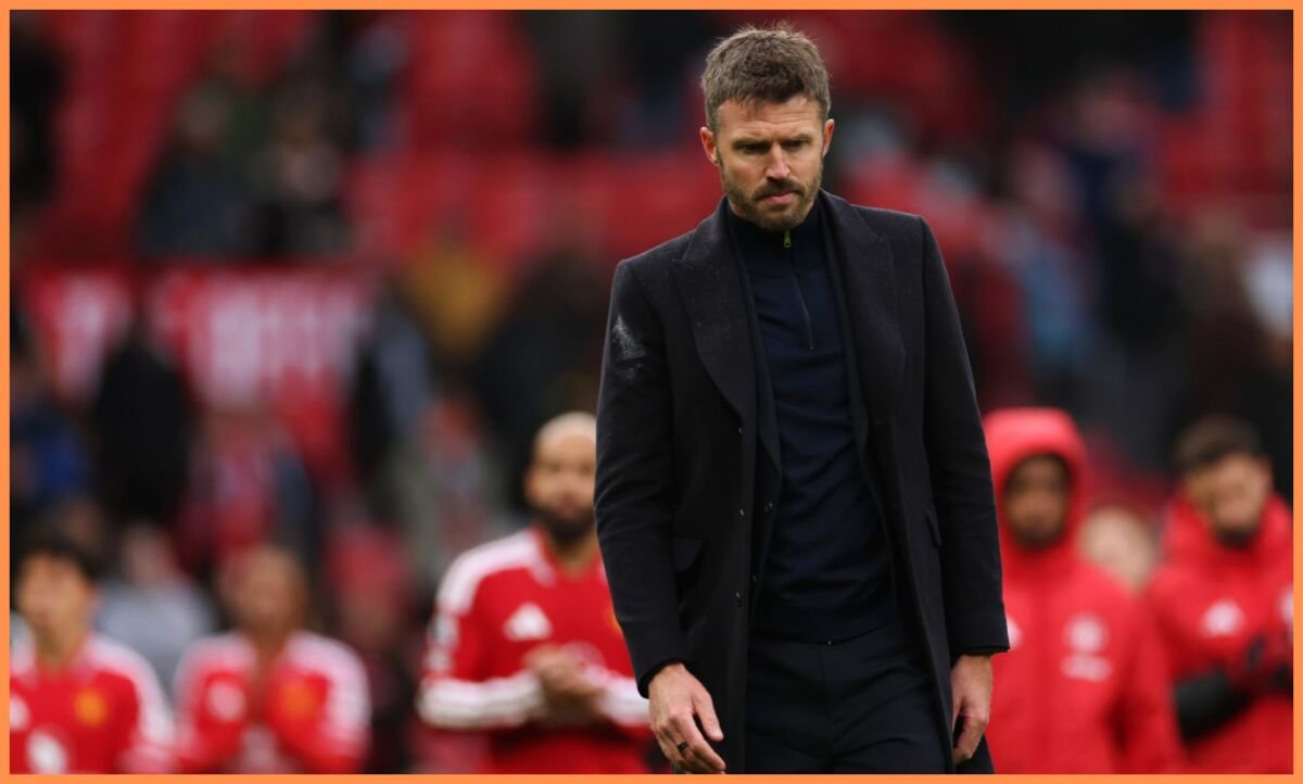 Manchester United manager Michael Carrick at Old Trafford