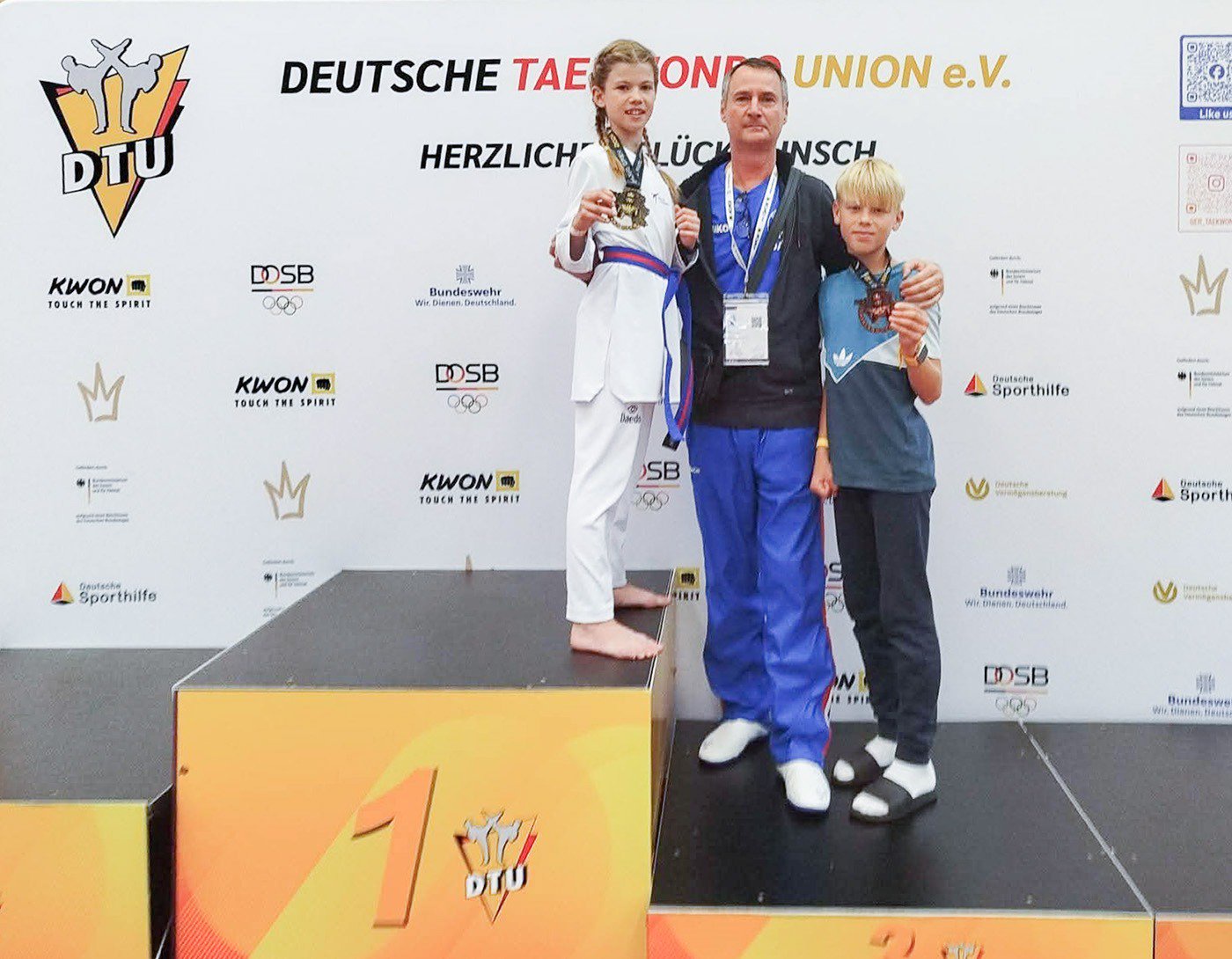Erfolgreiches Taekwondo-Team