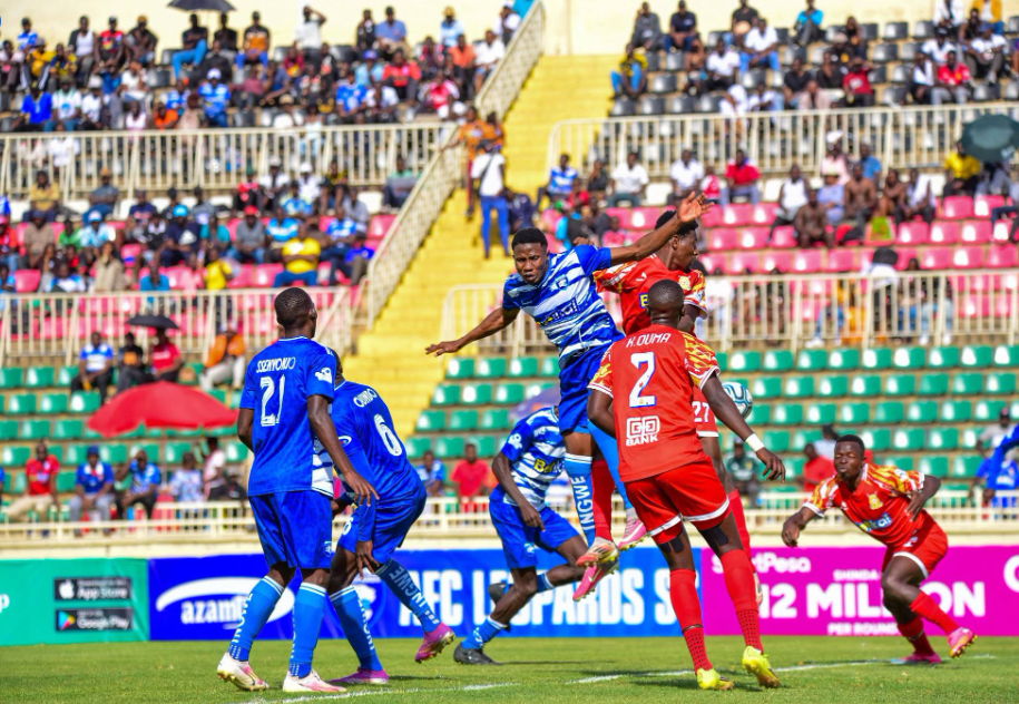 A Kenyan Premier League action between AFC Leopards and Police FC at Nyayo Stadium on Tuesday, October 20,2026. PHOTO/https://www.facebook.com/afcleopardssc/photos