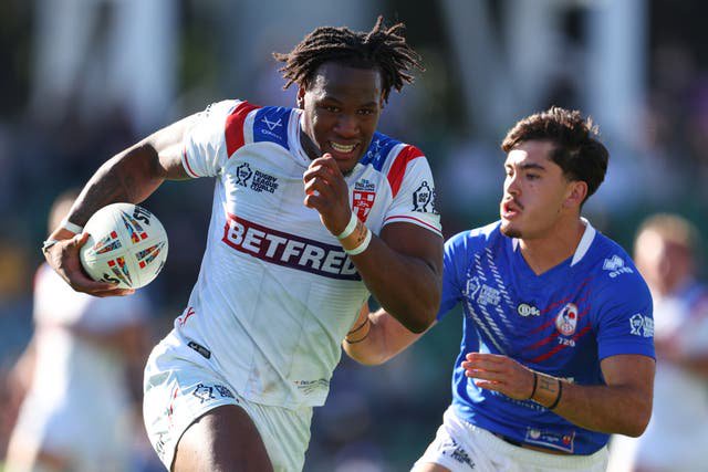 England’s men hammered France 82-0 to keep their Rugby League World Cup hopes alive