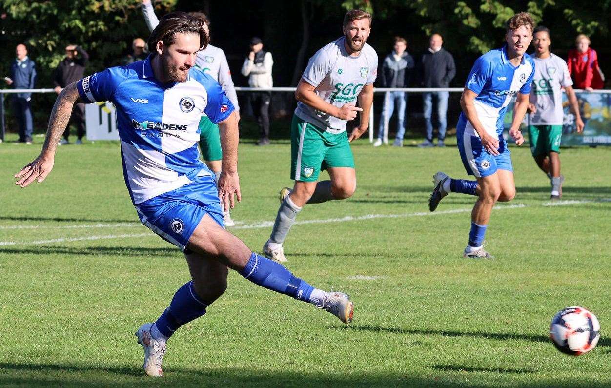 Harry McGrath shone for Brockenhurst with two assists and a goal (File picture: @JustinParryPho1)