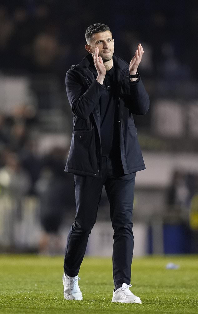 Portsmouth manager John Mousinho lauded the reaction of his players (Andrew Matthews/PA)