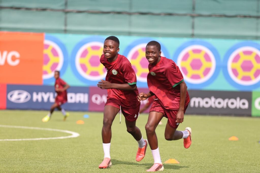 Zimbabwe U15 Warriors players PIC Zifa