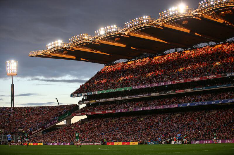 The GAA's split-season approach allows intercounty games to bask in the summer sun, while club games are left to endure the long winter nights. Photograph: Cathal Noonan/Inpho