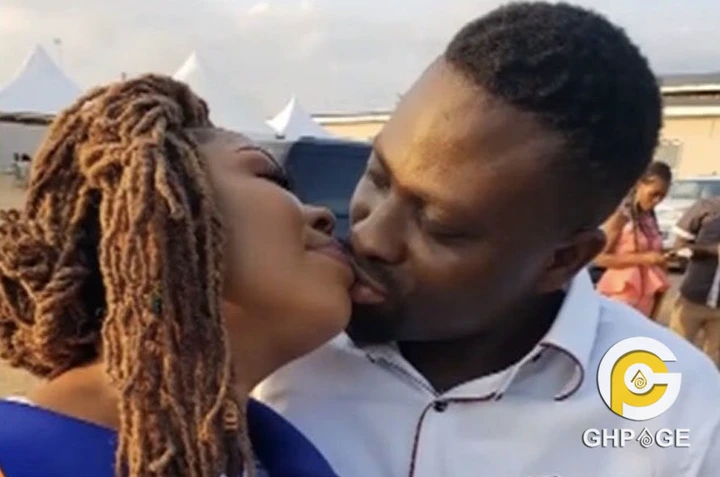 3rd time Afia Schwarzenegger proves kissing male celebrities is normal in these photos