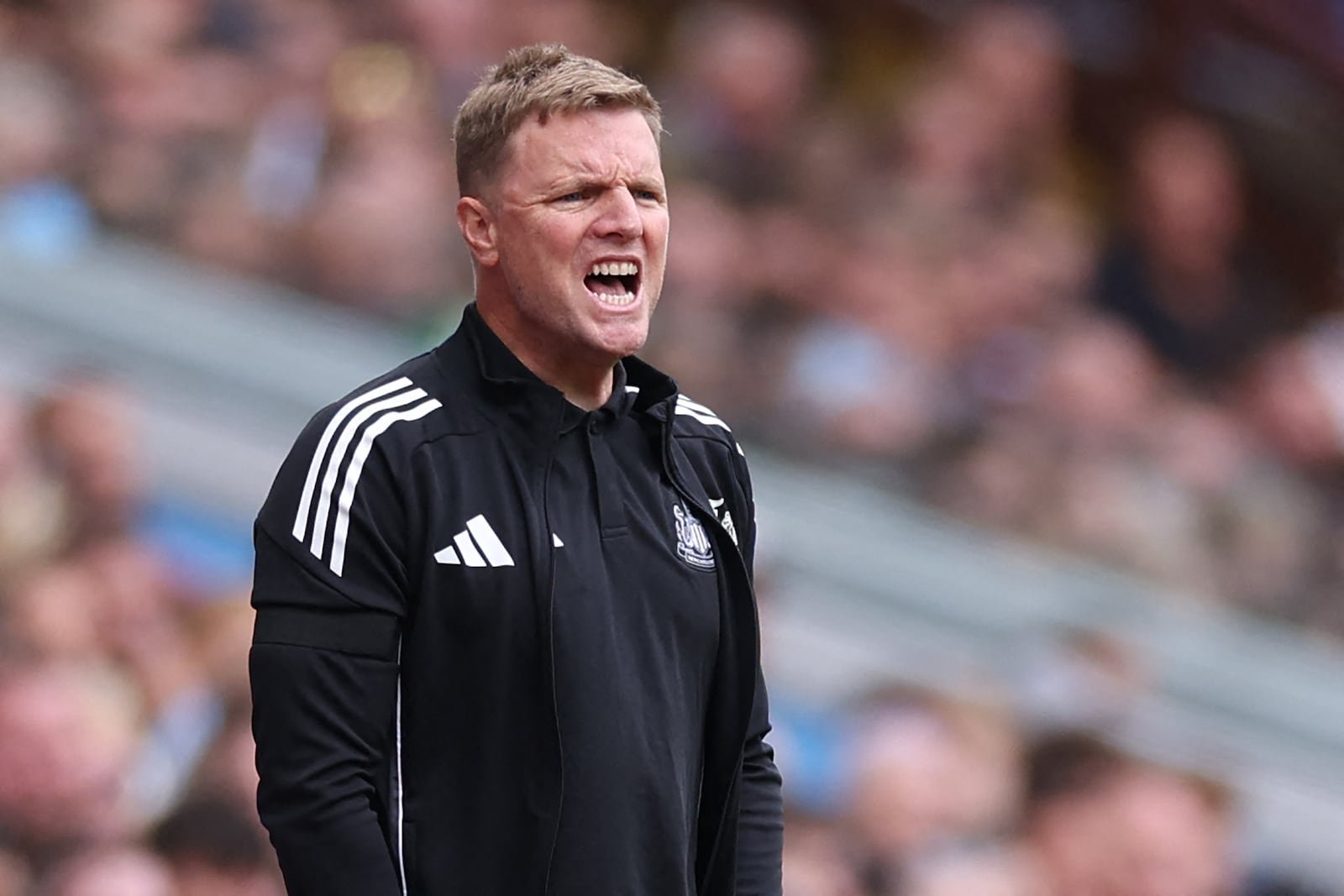 Eddie Howe is the current preferred candidate of Jason Wilcox to replace Michael Carrick should Manchester United decide to change manager. Photograph: Adrian Dennis / AFP via Getty